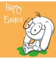 greeting easter card vector image vector image