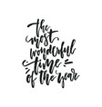 handdrawn christmas lettering vector image