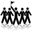 team leader vector image vector image