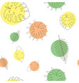 tropical palm monstera leaves seamless pattern vector image vector image