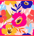 floral abstract pattern vector image