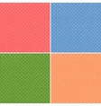 simple polka seamless set vector image vector image