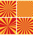 abstract radiating backgrounds of star burst vector image