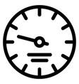 tachometer icon linear dashboard panel gauge vector image vector image