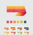 bent stripes vector image