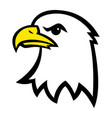 eagle head vector image