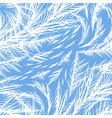 winter frozen window seamless pattern vector image