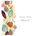 autumn seamless background vector image