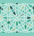 moroccan islamic style geometric tile pattern vector image