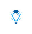 school idea logo icon design vector image