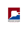 square shape letter q logo strong and solid vector image