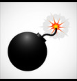 bomb realistic icon vector image