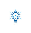 geek idea logo icon design vector image