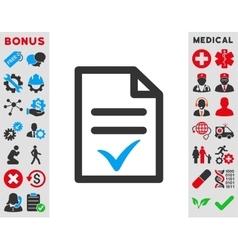 Valid Document Icon Royalty Free Vector Image - VectorStock