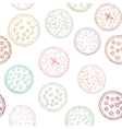 different kinds of pizza vector image
