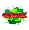 grunge graffiti background vector image