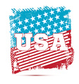 grunge usa emblem vector image