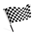 checkered flag vector image