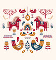 christmas card vector image