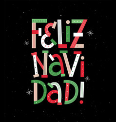 Merry christmas typographic design Royalty Free Vector Image