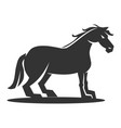 horse logo template icon brand identity vector image