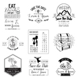 wedding vintage invitation collection vector image