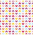 tile pattern with pastel arrow print on white vector image
