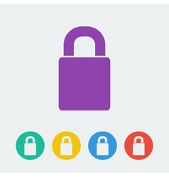 Lock icon Royalty Free Vector Image - VectorStock