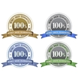 money back guaranteed signs vector image