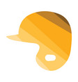 baseball helmet icon vector image