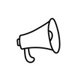 megaphone speaker icon design template isolated vector image vector image