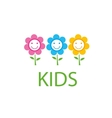 logo kids vector image
