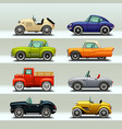 car icon set-8 vector image vector image