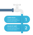 water infographics vector image vector image