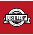 distillery vintage logo vector image