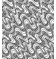 floral background of drawn lines vector image vector image