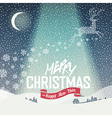 merry christmas background calm vector image vector image