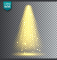 spotlight bright christmas glowing light vector image