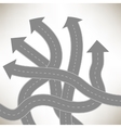 street roads icon vector image