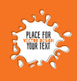 current paint stains vector image
