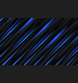 black metallic and navy blue abstract background vector image