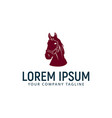 head horse logo vintage design concept template vector image vector image