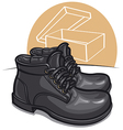 men boots vector image vector image