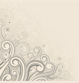 corner ornament vector image vector image