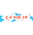 covid19-19 pandemic abstract background chinese vector image