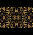 golden art decoration luxury vector image