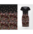 cute pattern in small simple flowers seamless vector image vector image