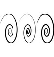 spiral icon fractal pattern ancient vector image vector image