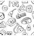 cute items for cleaning vector image