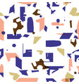 modern and artistic seamless pattern design vector image
